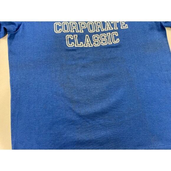 VINTAGE Chicago Corporate Classic Graphic T-shirt Women Medium 80s Single Stitch - Picture 3 of 10